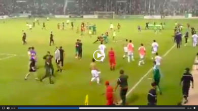أحداث العنف في ختام مباراة الجزائر والمغرب من البداية إلى النهاية