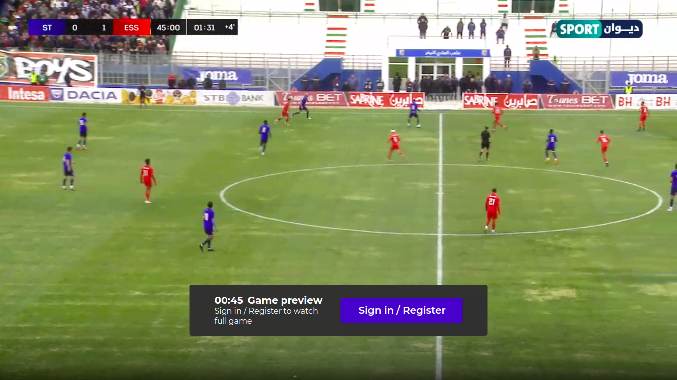 مباراة الملعب التونسي والنجم الساحلي بث مباشر