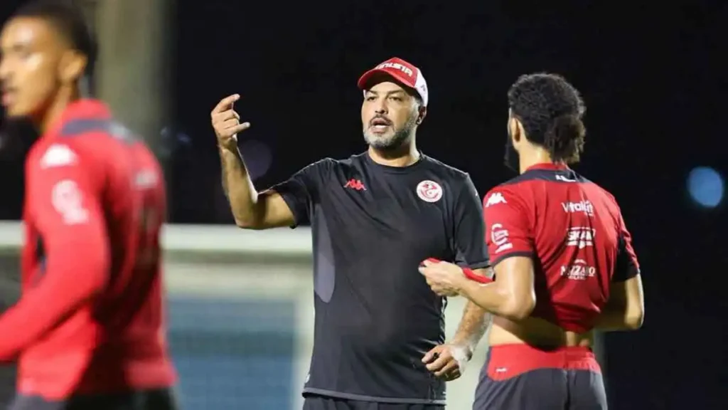 جراية منتفخة لـ معين الشعباني مع المنتخب التونسي