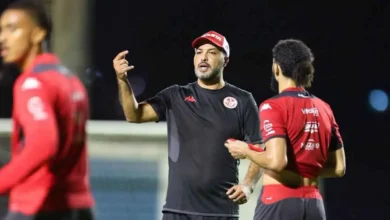 جراية منتفخة لـ معين الشعباني مع المنتخب التونسي